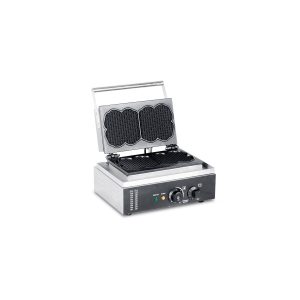 2 Pieces Non-stick Bakery Equipment Best Waffle Maker TTS-116 - Opening Waffle Maker Side View