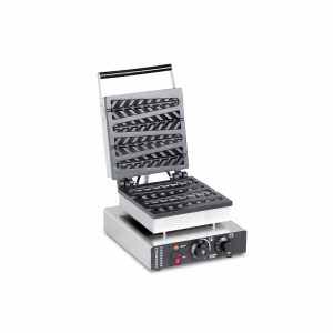 4 Sticks Pine Tress Shape Best Lolly Waffle Maker TTS-2208A For Sale - Opening Waffle Maker Front View