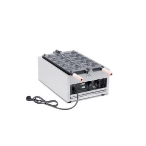 5 Pieces Crab Shape Commercial Cartoon Waffle Maker TTS-1110T - Opening Waffle Maker Side View