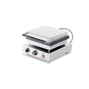 25 Holes Non-stick Fish Ball Grill Pan Takoyaki Machine TTS-25-2 - Closing Waffle Maker Front View