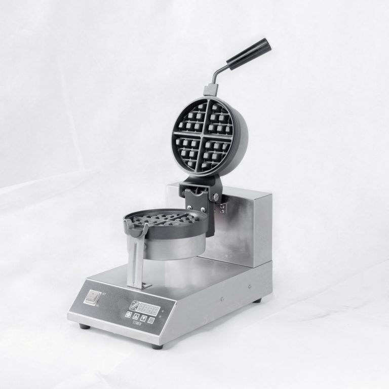 4 Pieces Grid Non-Stick Rotating Belgian Waffle Maker Machine TTS-2205E
