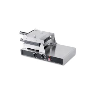 Non-Stick Open Pastry Machine Commercial Belgian Waffle Maker TTS-1105 - Closing Waffle Maker Side View