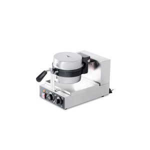 Rotating UFO Shape Hamburger Gelato Panini Press Machine TTS-1120 - Closing Waffle Maker Side View