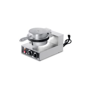 Non-Stick Round Shape Commercial Ice Cream Cone Waffle Maker TTS-1A - Closing Waffle Maker Side View
