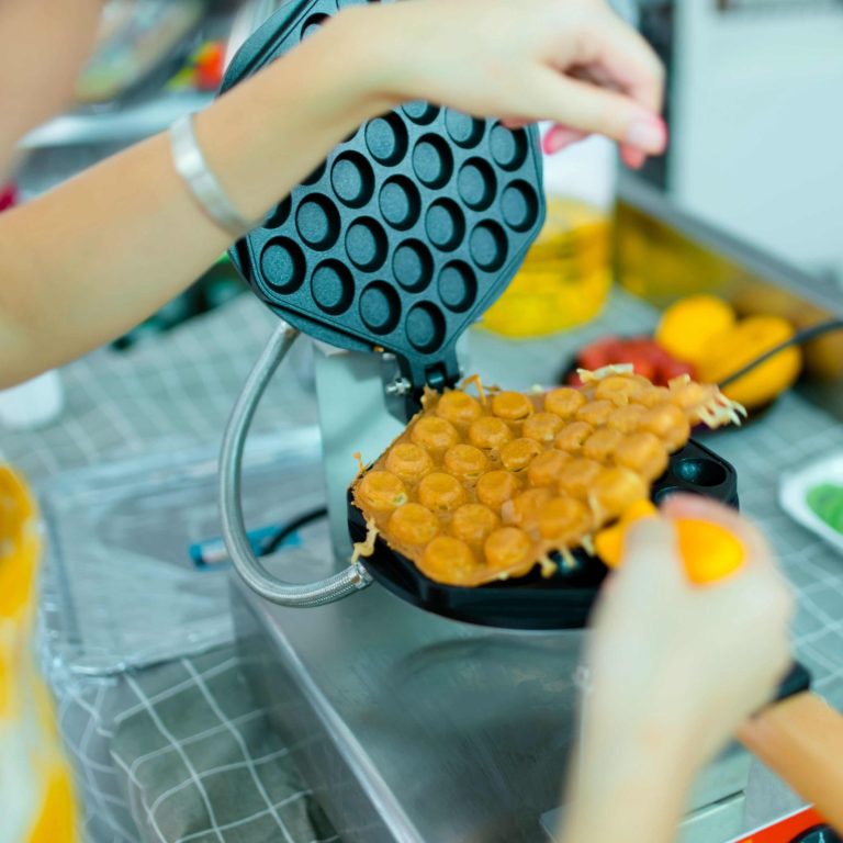 bubble egg waffle maker