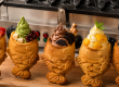 5 Fish Shape Open Mouth Taiyaki Waffle Maker for Dessert Shops